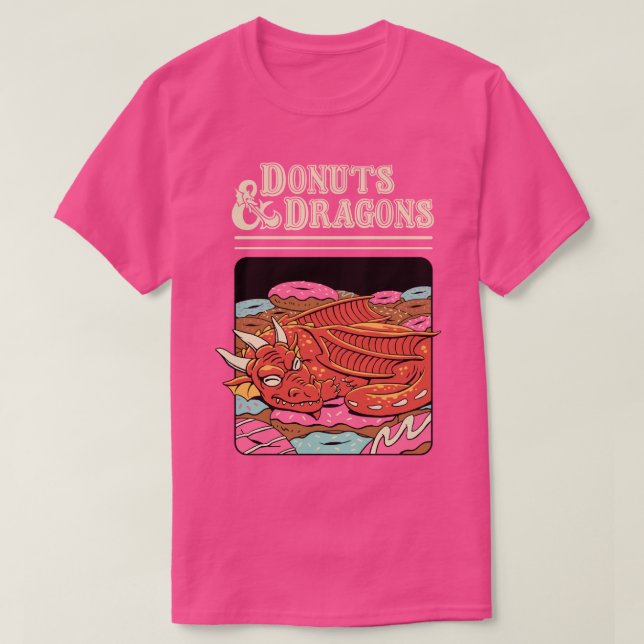 Camiseta Rosquinhas e dragões (Frente do Design)