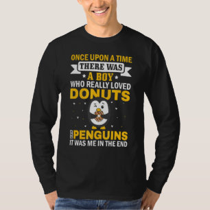 Camiseta Rosquinhas E Pinguins Rei Pinguim-Pássaro Do Mar I