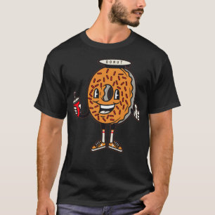 Camiseta Rosquinhas e pirata de aniversário coloridos