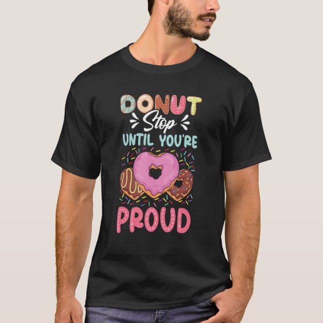 Camiseta Rosquinhas no dia de teste Professores Rosquinha 1 (Frente)