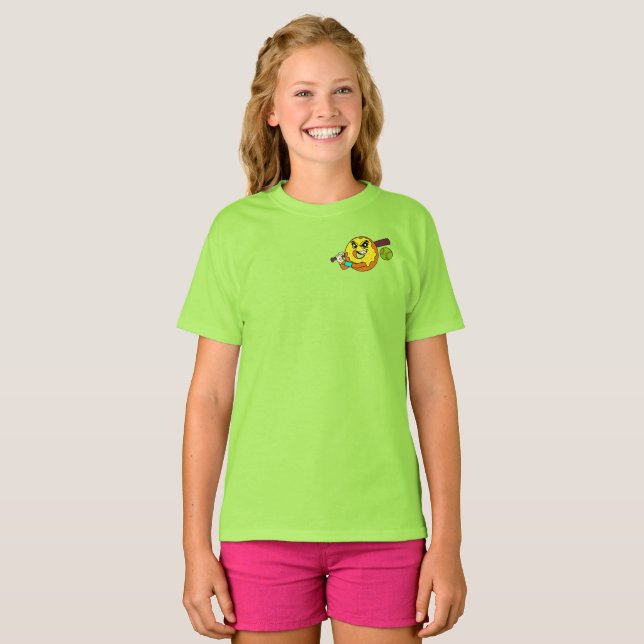 Camiseta Rosquinhas ousadas - Camisa-T-Meninas (Frente Completa)