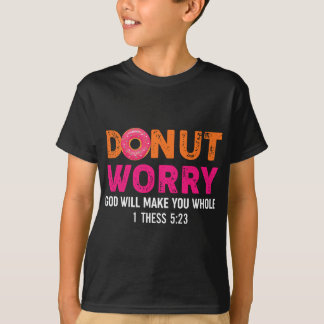 Camiseta Rosquinhas Religiosas Engraçadas Que Deus Te Torne