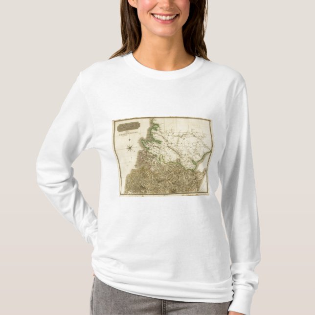 Camiseta Ross do norte, condados de Cromarty (Frente)