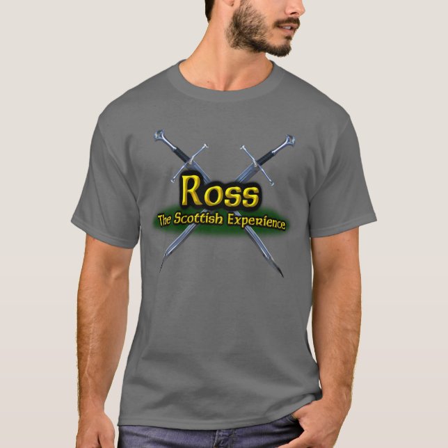Camiseta Ross The Scottish Experience Clan (Frente)