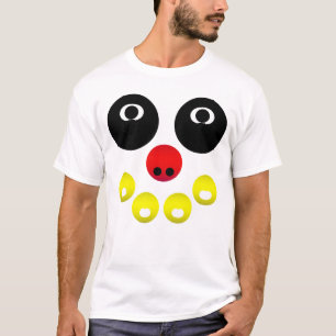 Camiseta Rosto Abstrato Resplandecente