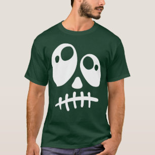 Camiseta Rosto Assustador de Halloween Noite de Terror do F