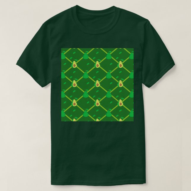 Camiseta Rosto Avocado Rosto Máscara Clássica TSirt (Frente do Design)