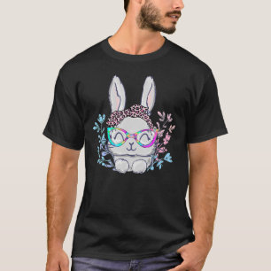 Camiseta Rosto Bonito Leopardo Óculos de Impressão Pásco