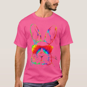 Camiseta Rosto Coelhinho Com Óculos De Sol, Colar Crianças,