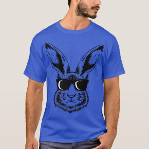 Camiseta Rosto Coelhinho Com Óculos De Sol Vintage Meninos 