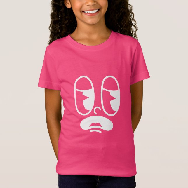 Camiseta Rosto com Falha Grogue (Frente)