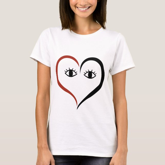 Camiseta Rosto Coração (Frente)