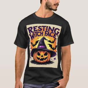 Camiseta Rosto das Bruxas em Descanso - Pumpkin Dia de as B