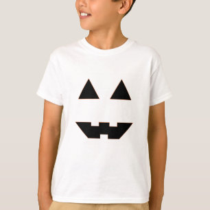 Camiseta Rosto de Abóbora do Dia das Bruxas