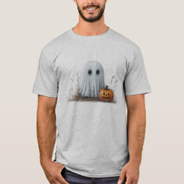 Camiseta Rosto de abóbora do Dia das Bruxas Unisex e fantas
