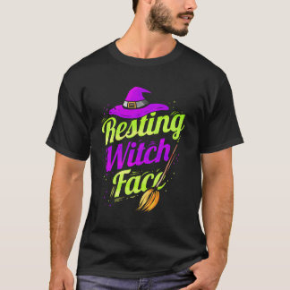 Camiseta Rosto de Bruxas de Bruxas Descansadas