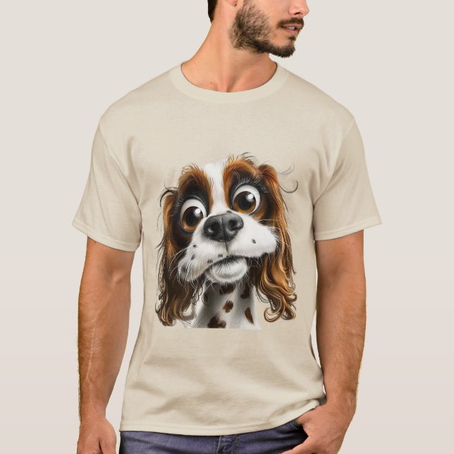 Camiseta Rosto de cachorrinho fofo (Frente)