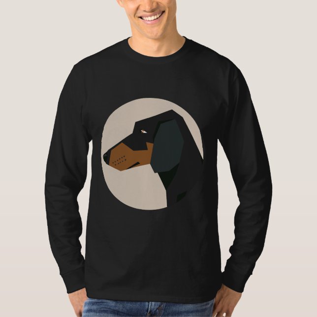 Camiseta Rosto de Cachshund (Frente)