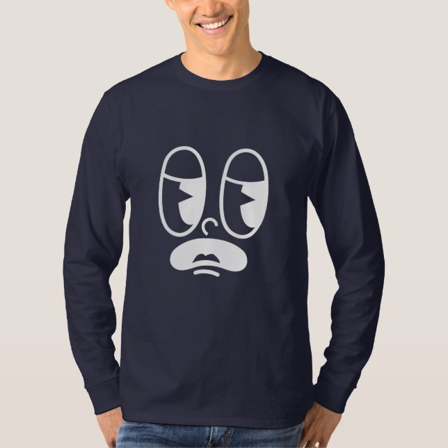 Camiseta Rosto de Falha Atordoado (Frente)