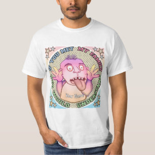 Camiseta Rosto de família brincalhão