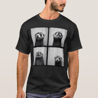 Camiseta Rosto de Furão de Estimação Ama Furões Engraçado