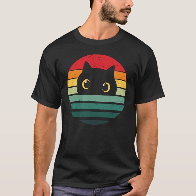 Camiseta Rosto de Gato Bonito (Frente)
