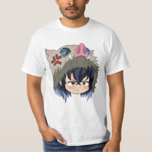 Camiseta "rosto de HASHIBIRA INOSUKE"