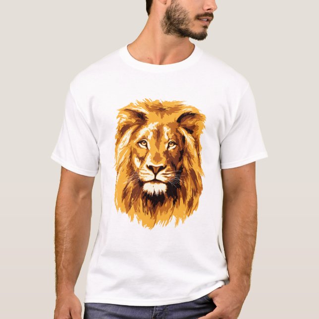 Camiseta Rosto de leão (Frente)