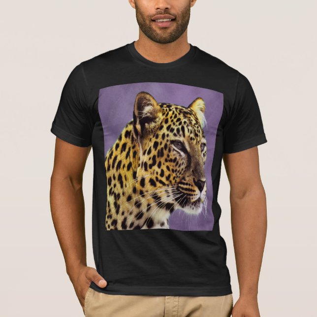 Camiseta Rosto de Leopardo (Frente)