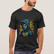 Rosto de Ninja Guerreiro Samurai Gótico