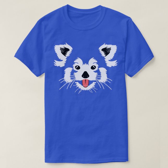 Camiseta Rosto de Panda Vermelho Bonito (Frente do Design)