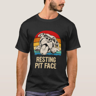 Camiseta Rosto de Pit em Descanso