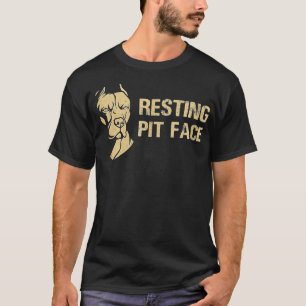 Camiseta Rosto de Pit em Descanso