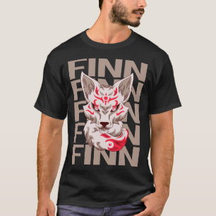 Camiseta Rosto de Raposa - Nome Finn