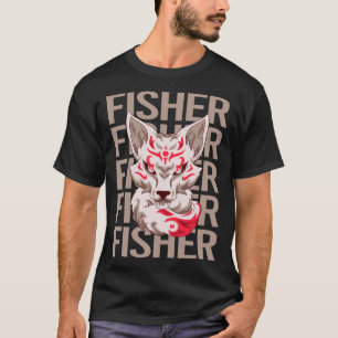 Camiseta Rosto de Raposa - Nome Fisher