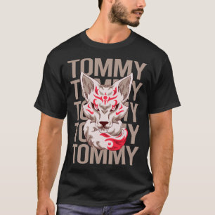 Camiseta Rosto de Raposa - Nome Tommy