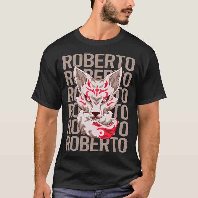 Camiseta Rosto de Raposa - Roberto Nome (Frente)