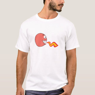 Camiseta Rosto de Respiração de Fogo