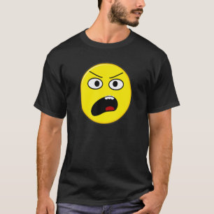 Camiseta Rosto De Sorriso Disfarçado Chocado Gra Repulsa