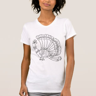 Camiseta Rosto de Tigre Kawaii