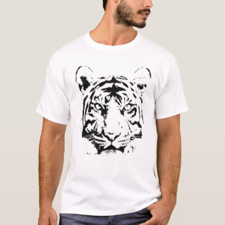 Camiseta Rosto de Tigre sem rosto - Ano Chinês de Tigre