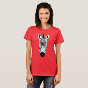 Camiseta Rosto de Zebra