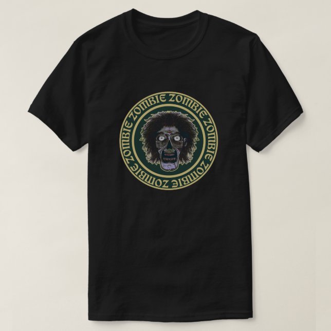 Camiseta Rosto de ZÔMBI (Frente do Design)