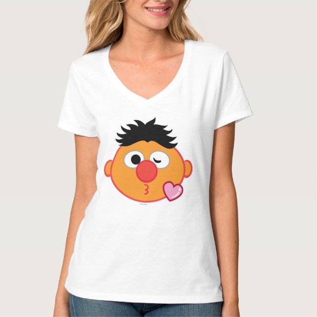 Camiseta Rosto do Erninho Jogando um Beijo (Frente)