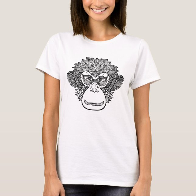 Camiseta Rosto do Macaco (Frente)