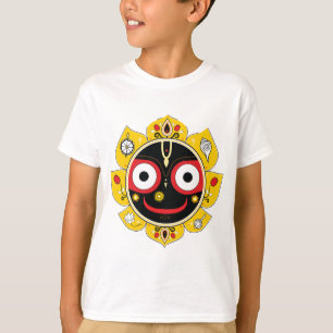 Camiseta Rosto do Senhor Jagannath Divindade Hindu Espiritu