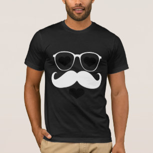 Camiseta Rosto engraçado com bigode