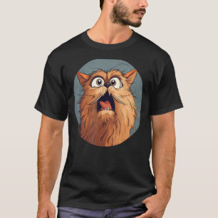 Camiseta Rosto Engraçado para Pet e Animais Amantes e Appa