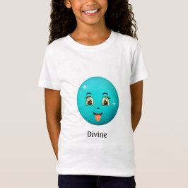 Camiseta Rosto feliz divino fofo