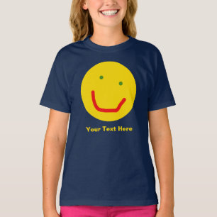 Camiseta Rosto Feliz do Sol Sorridente